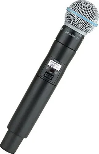 Transmisor de mano digital Shure ULXD2 con cápsula Beta 58A