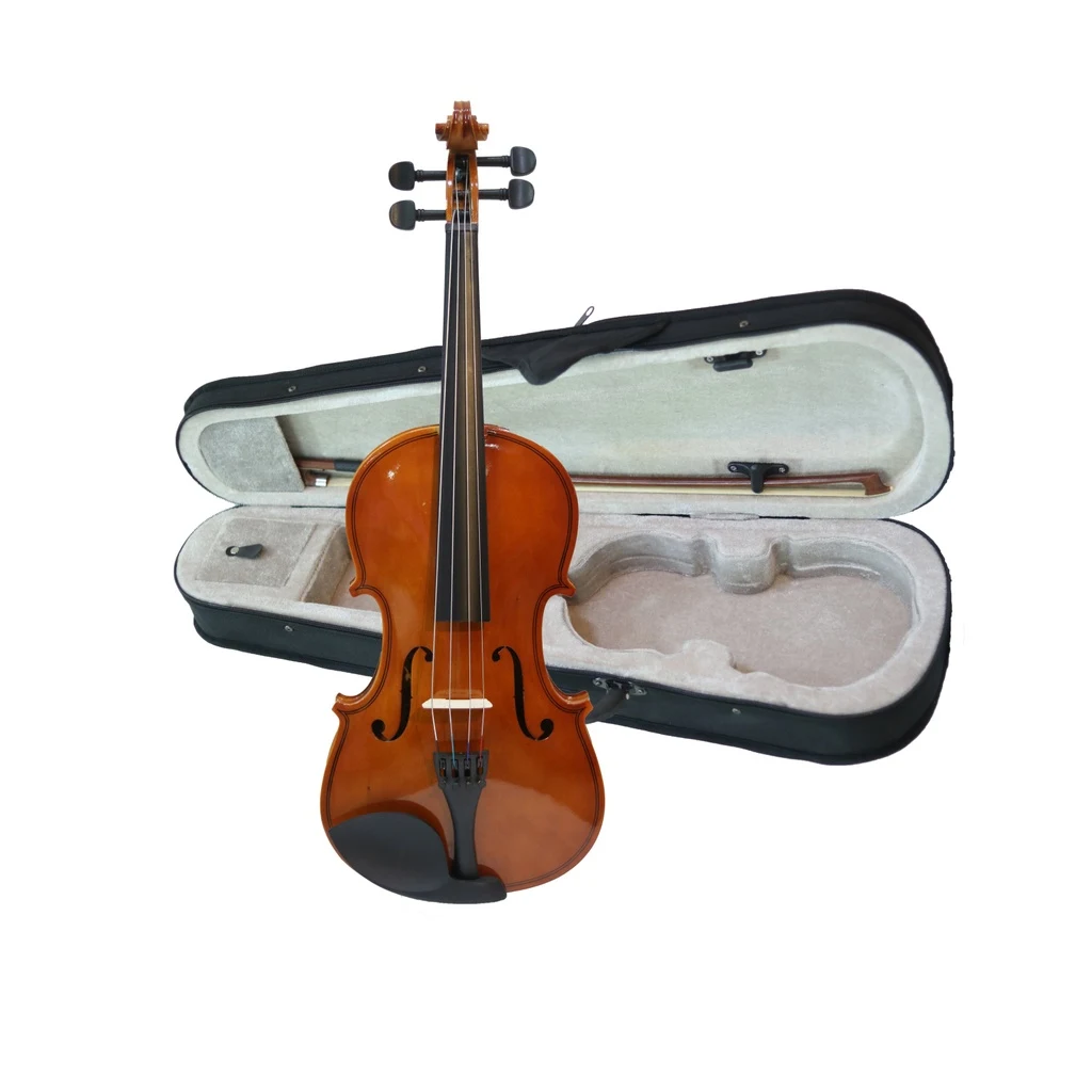 Viola de 4/4 de Madera de Arce con Abeto, Estuche y Accesorios