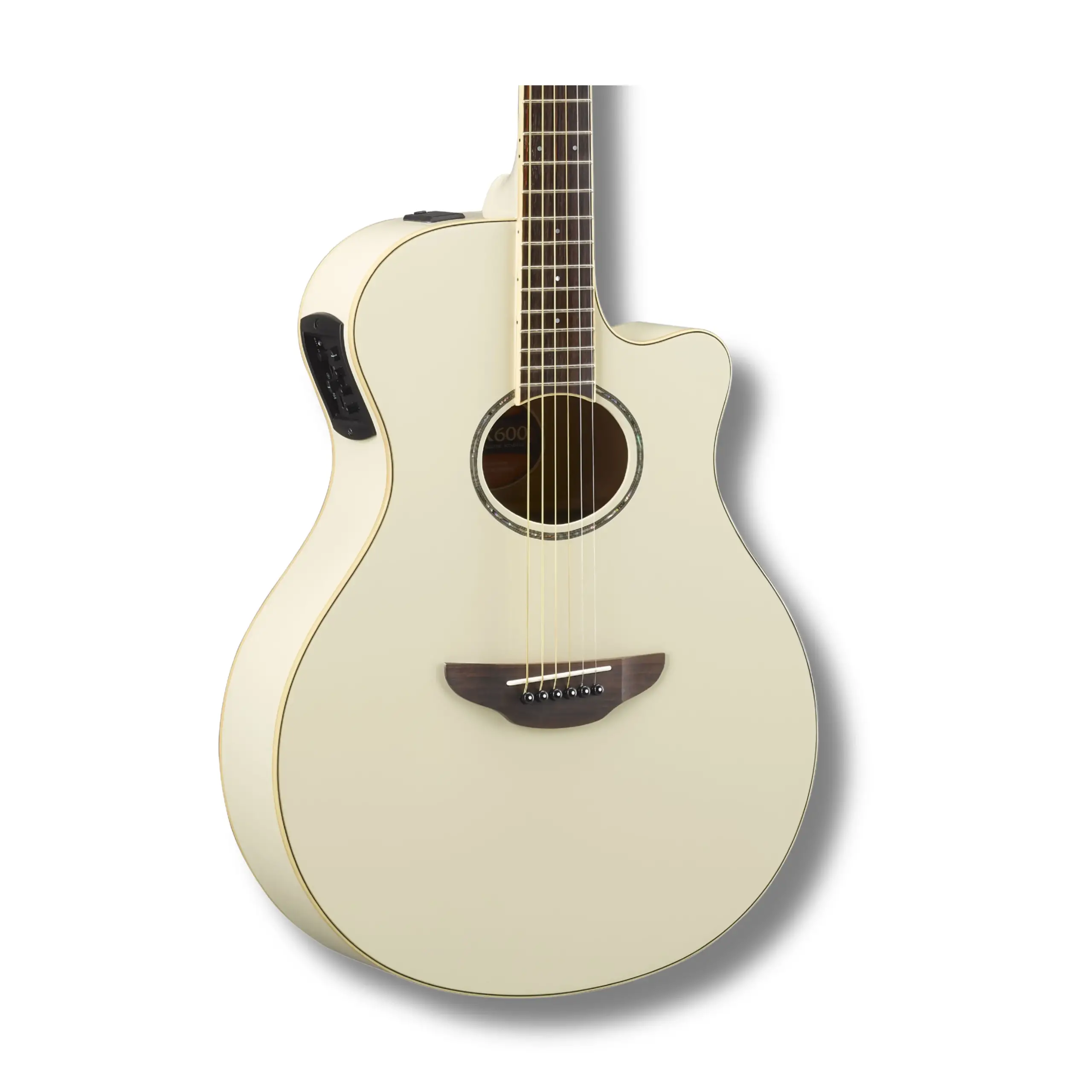 Yamaha APX600 Guitarra Electroacústica Abeto Vintage White - Imagen 3