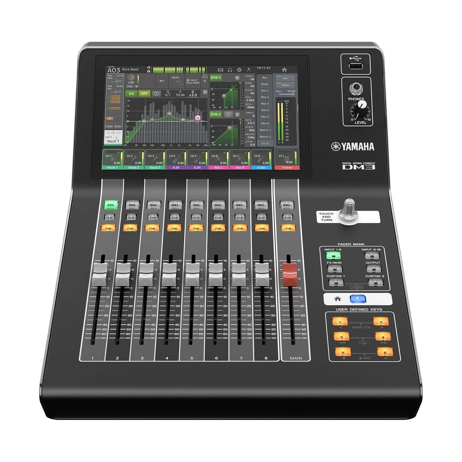 Mezcladora Digital Yamaha DM3 de 16 Canales con Expansión Dante