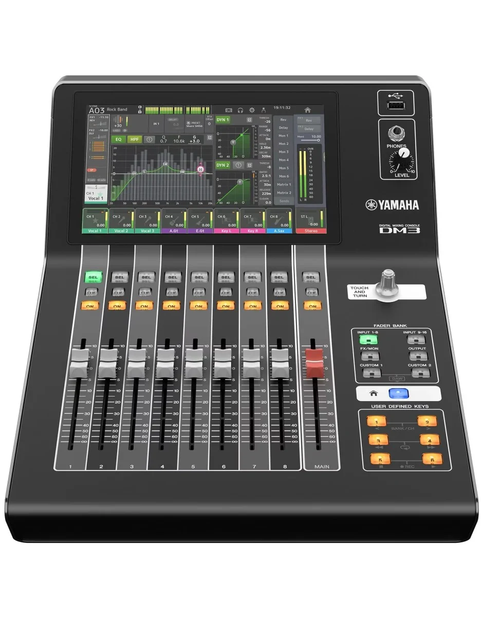 Mezcladora Digital Yamaha DM3S de 16 Canales con Efectos y USB - Imagen 2