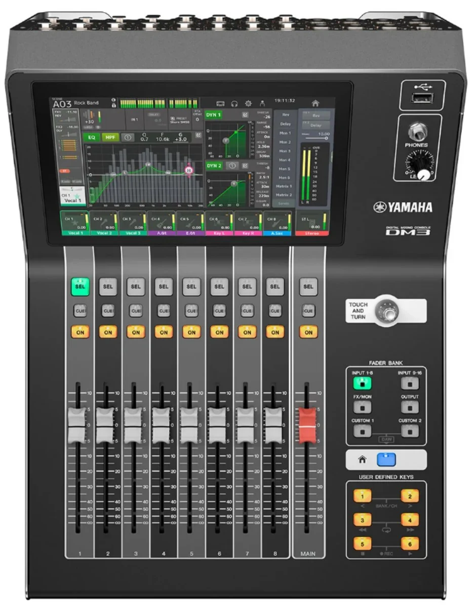 Mezcladora Digital Yamaha DM3S de 16 Canales con Efectos y USB - Imagen 3
