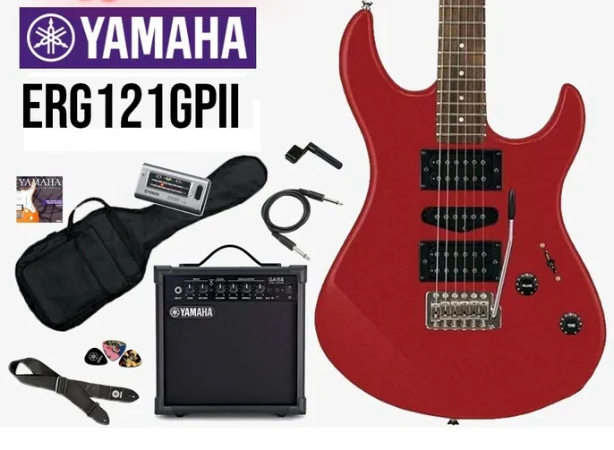 Yamaha ERG121 GP II Paquete de Guitarra Eléctrica con Amplificador y Accesorios - Imagen 2