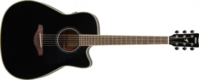 Yamaha FGC-TABL Guitarra Transacoustic Folk con Efectos Negra