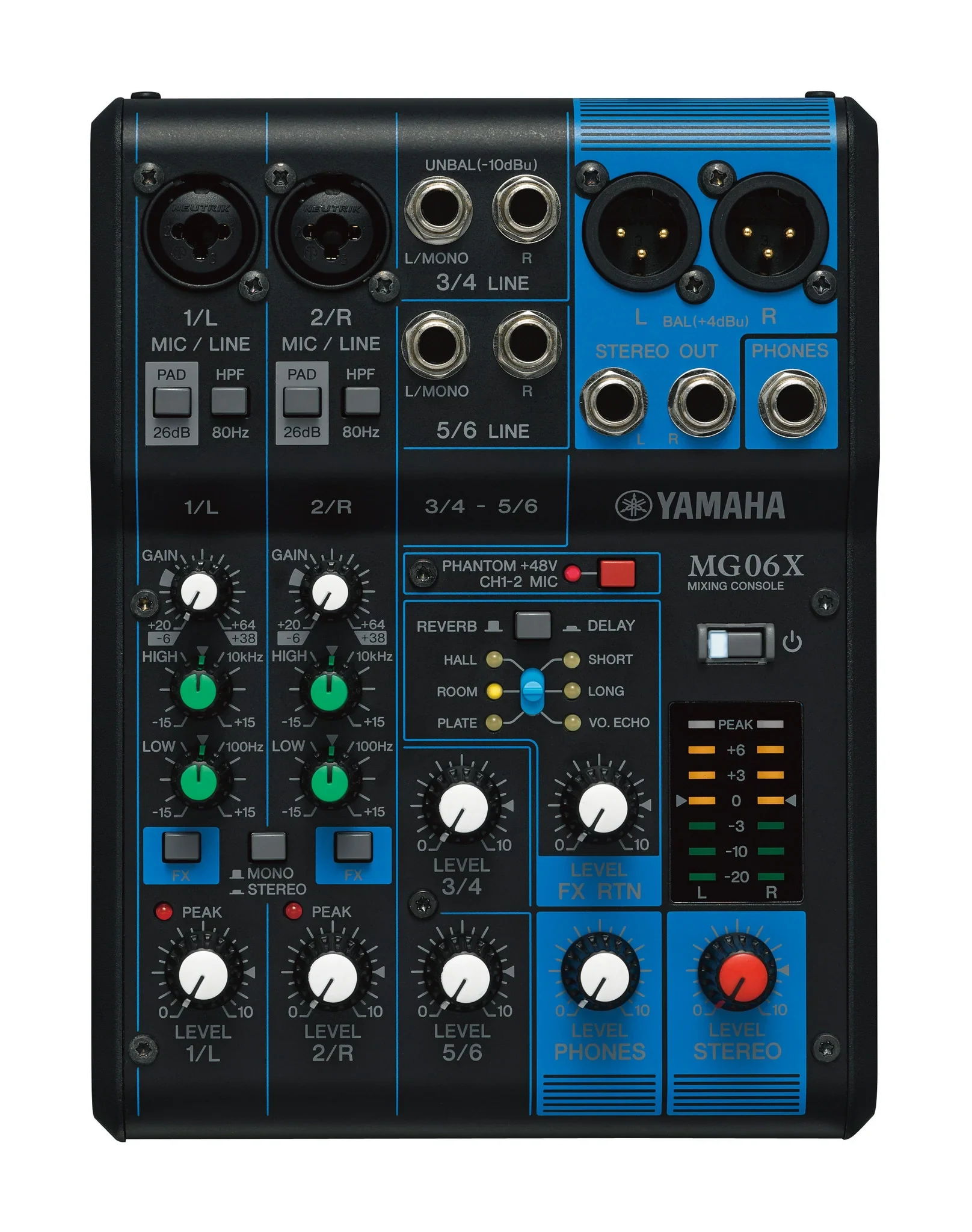 Mezcladora Analógica Yamaha MG06X - Imagen 2