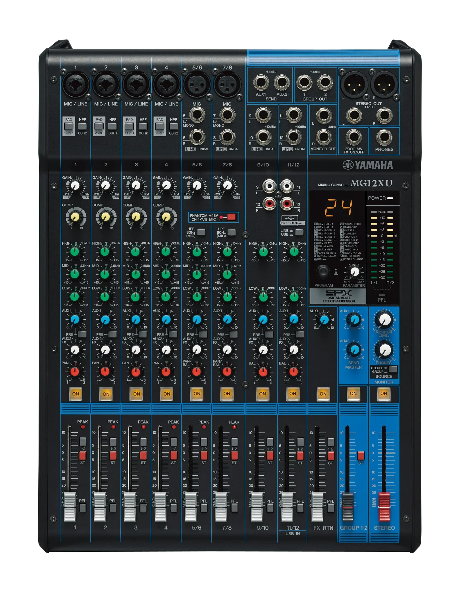 Mezcladora Analógica Yamaha MG12-XU - Imagen 2