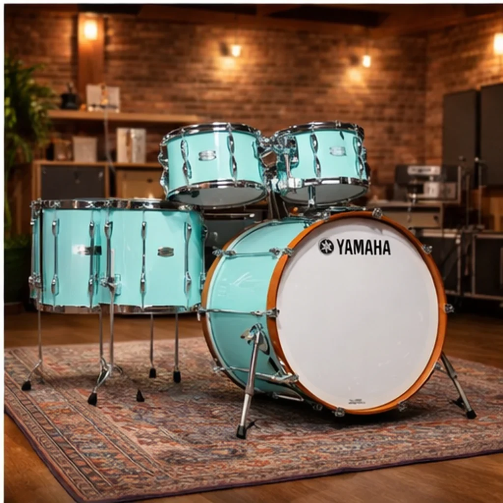 Batería Yamaha Recording Custom 6 Piezas Surf Green