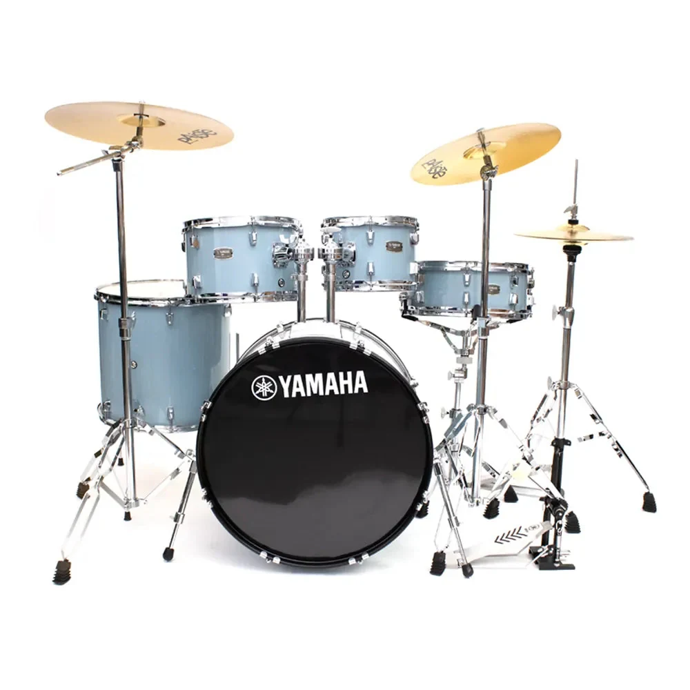 Batería Acústica Yamaha Rydeen 5 Piezas Color Azul Pálido
