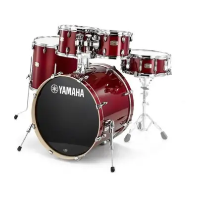 Batería Acústica Yamaha Stage Custom 5 Piezas Cranberry Red