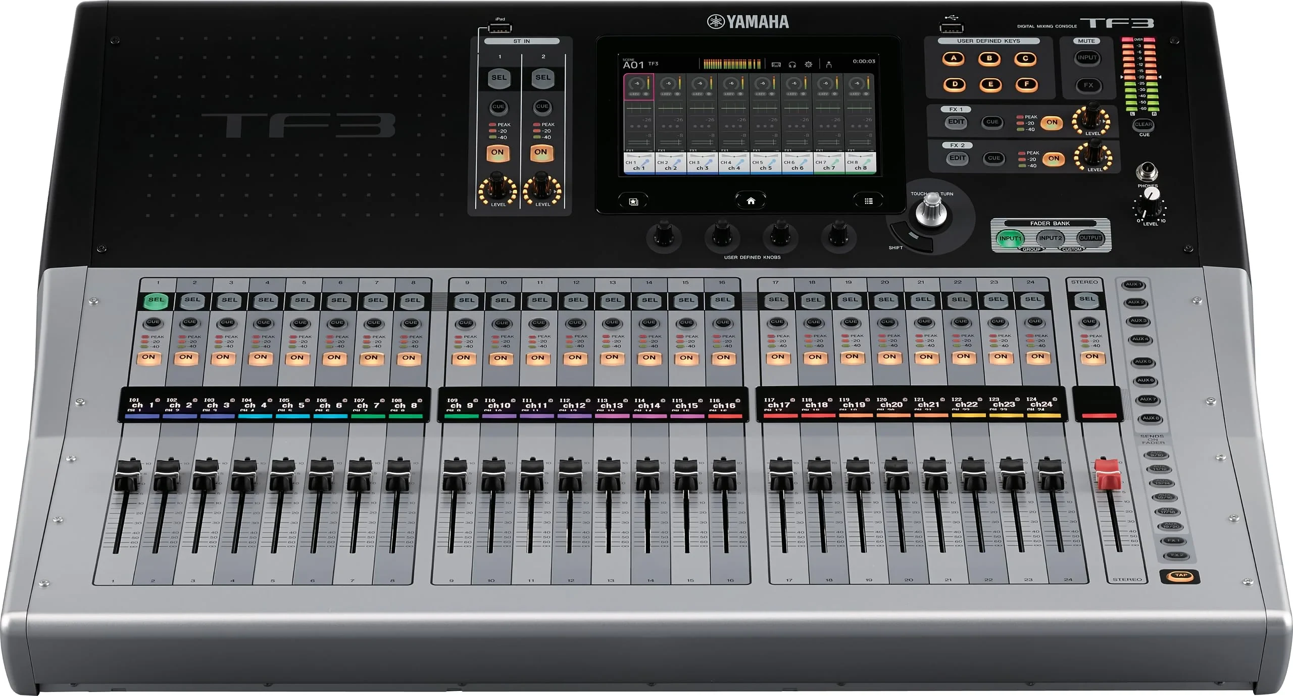 Mezcladora Digital Yamaha TF3 de 24 Canales con Pantalla Táctil
