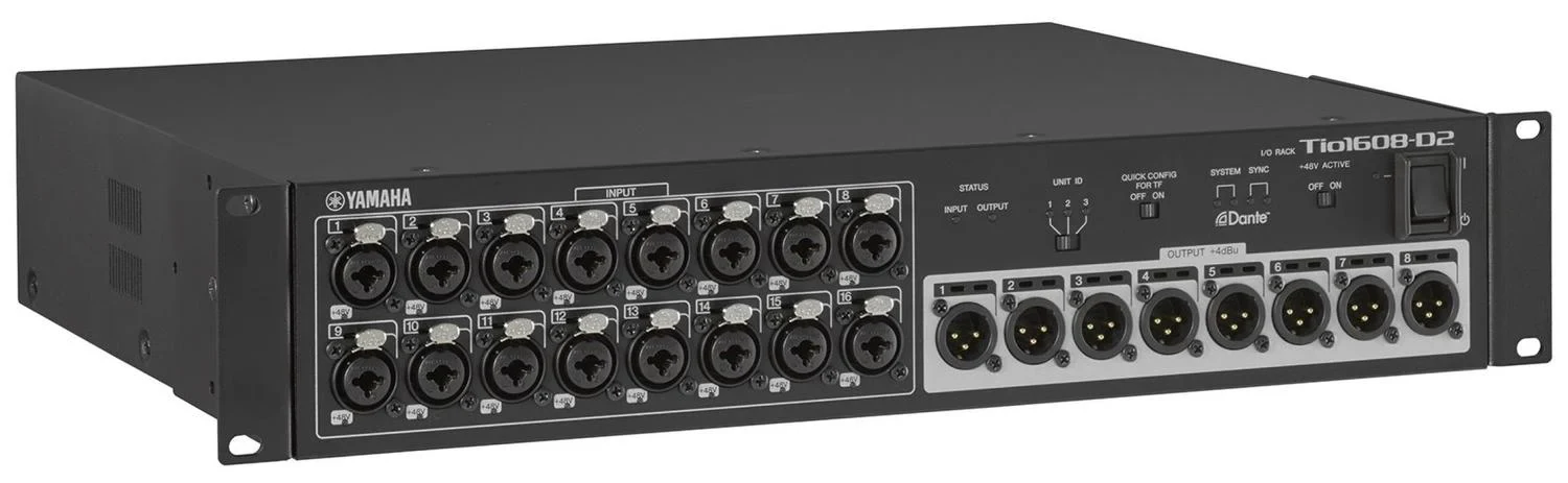 Yamaha Tio1608-D2 Rack de Expansión 16 Entradas y 8 Salidas