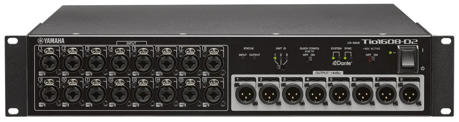 Yamaha Tio1608-D2 Rack de Expansión 16 Entradas y 8 Salidas - Imagen 3