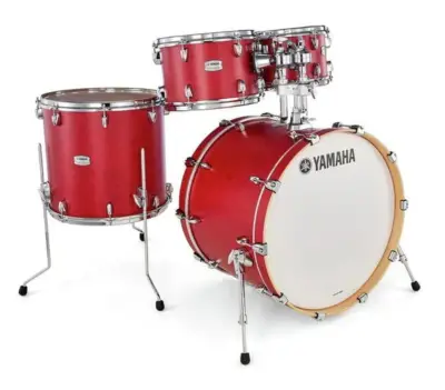 Batería Acústica Yamaha Tour Custom Candy Apple Satin 4 Piezas