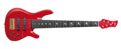 Bajo eléctrico Yamaha TRBJP2 John Patitucci 6 cuerdas color rojo oscuro