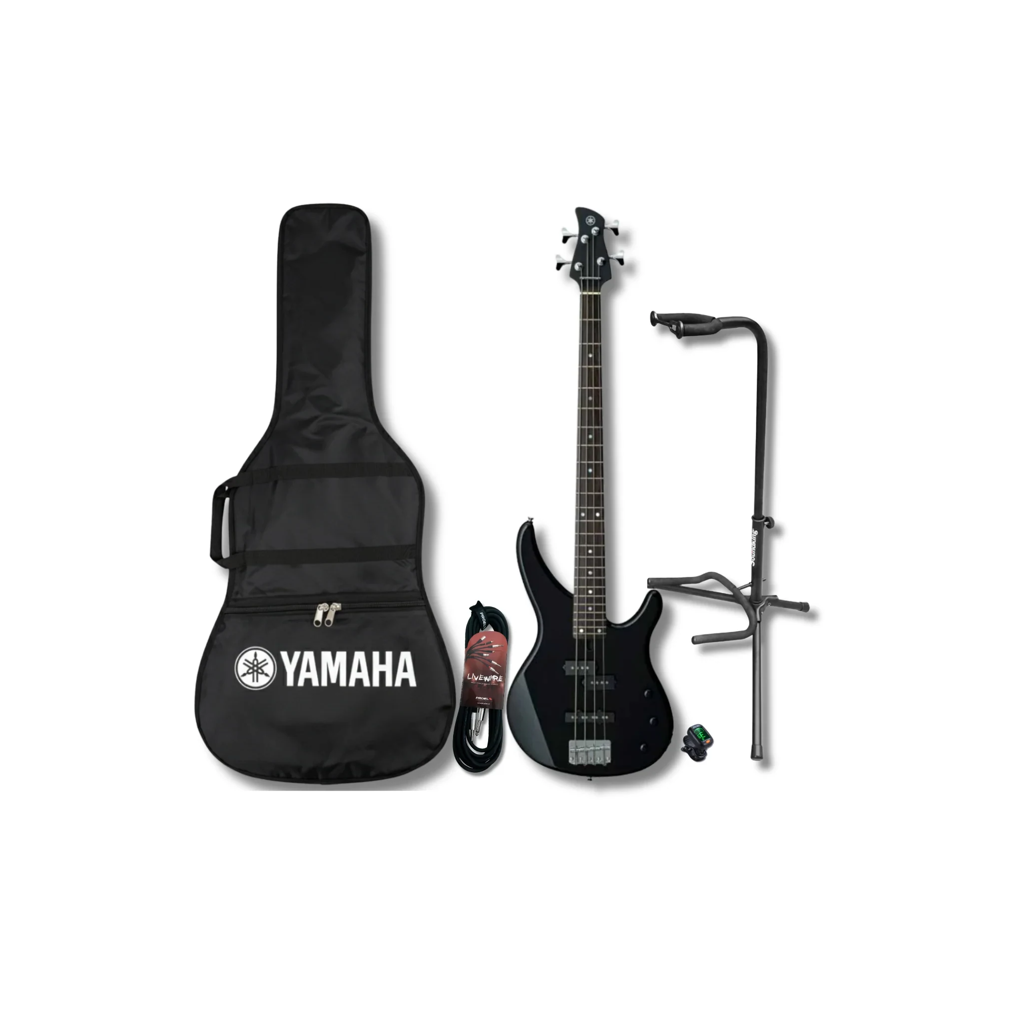 Bajo eléctrico Yamaha TRBX174BL con accesorios