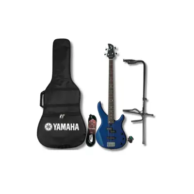 Bajo Eléctrico Yamaha TRBX174DBM Paquete Completo con Funda, Base, Cable y Afinador