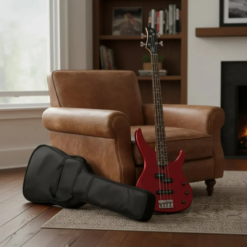 Yamaha TRBX174RM Paquete Completo de Bajo Eléctrico con Funda, Base, Cable y Afinador - Imagen 2