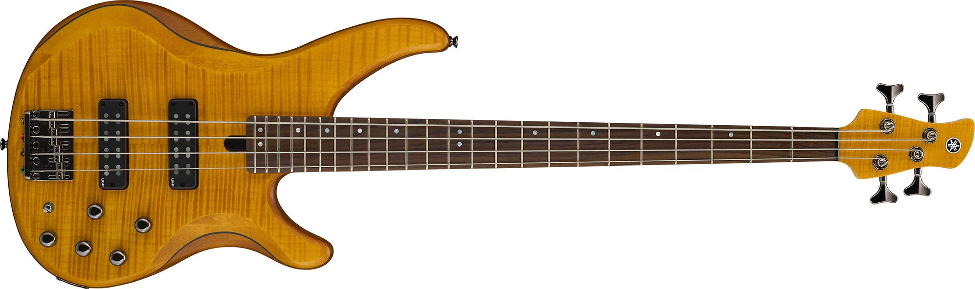 Yamaha TRBX604FM-AM Bajo Eléctrico 4 Cuerdas Serie 600 Acabado Mate Ámbar