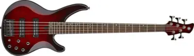 Yamaha TRBX605FM Bajo Eléctrico de 5 Cuerdas Dark Red Burst