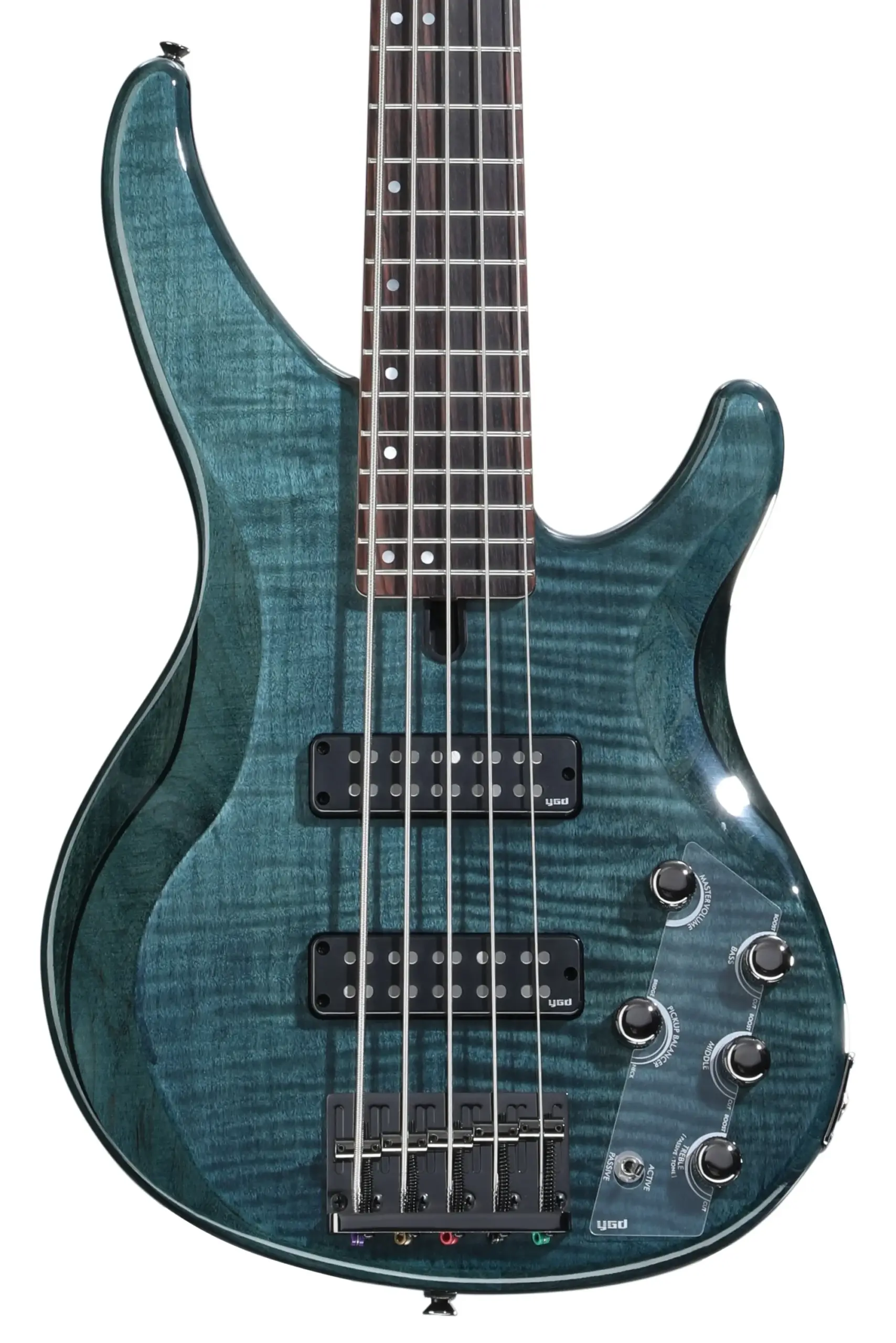 Yamaha TRBX605FM Bajo Eléctrico de 5 Cuerdas Indigo Blue - Imagen 2