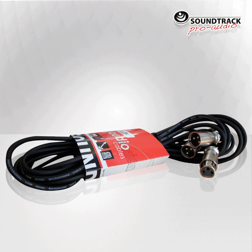 Cable en Y XLR de dos hembras a un macho