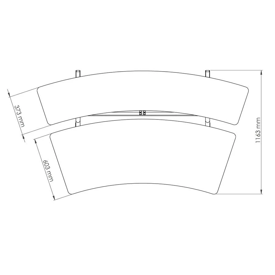 Mesa para Estudio Profesional Quiklok Z/630BK con Rack de 8 Espacios - Imagen 4
