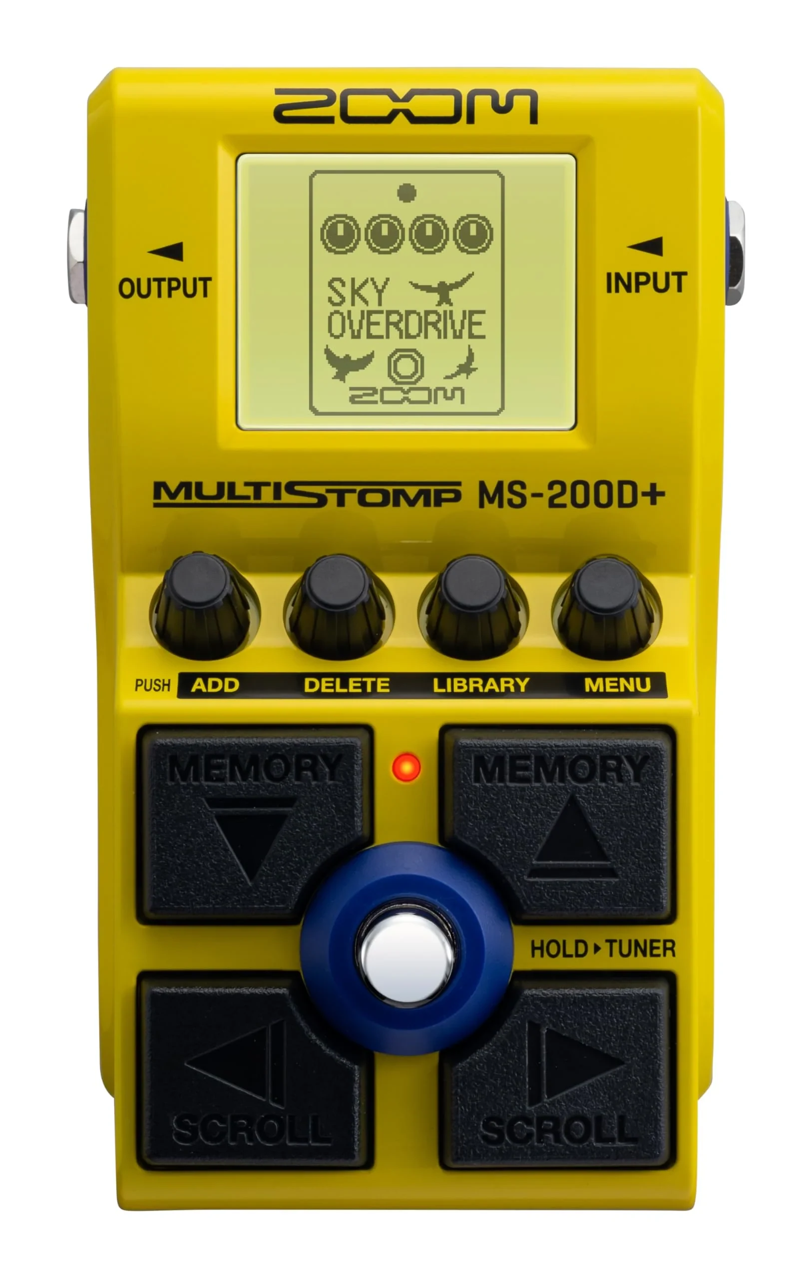 Pedal Multi-Stomp Zoom MS-200D+ para Guitarra Eléctrica