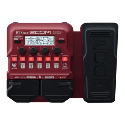 Zoom B1X Four Procesador de Efectos para Bajo