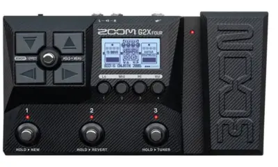 Procesador Multi-Efectos Zoom G2X Four con Pedal