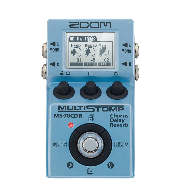 Pedal Multiefectos Zoom ZMS70 CDR para Guitarra