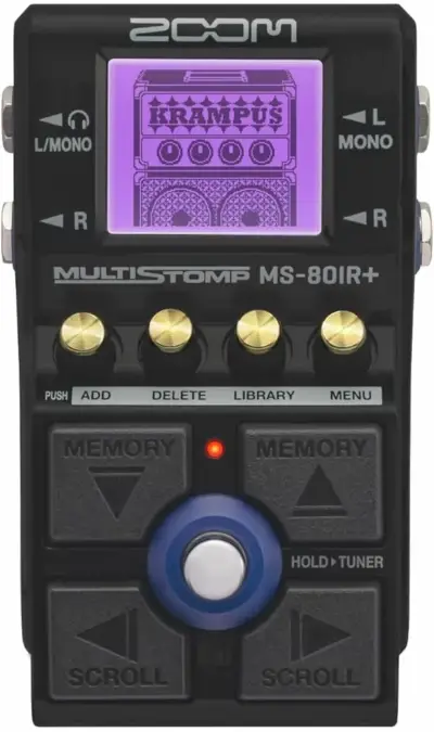 Pedal Multi-Stomp ZOOM MS-80IR+ para guitarra