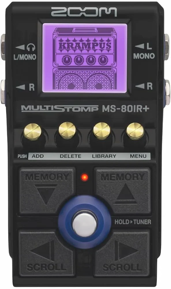 Pedal Multi-Stomp ZOOM MS-80IR+ para guitarra